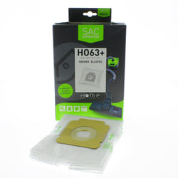 Home Equipement - Sacs microfibres adaptable par 4 HEHO63+ pour Aspirateur elcotec, hoover, severin , freespace