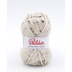Phildar - Pelote de Laine à Tricoter PHIL RANDONNEES de 50g- 45% ACRYLIQUE10% ALPAGA40% LAINE5% VISCOSE -Aig. n°45- Couleur ECRU