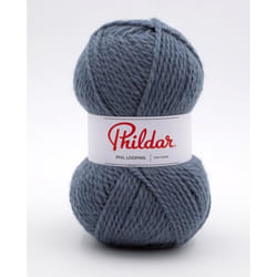 Phildar - Pelote de Laine PHIL LOOPING de 100g - Laine à Tricoter - 80% ACRYLIQUE20% LAINE - Aiguille n°6 - Couleur JEAN