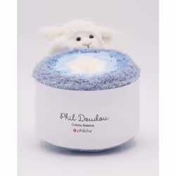 Phildar - Pelote de Laine PHIL DOUDOU de 200g - Laine à Tricoter  - 100% POLYESTER - Aiguille n°5 - Couleur BLEU