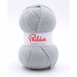 Phildar - Pelote de Laine PHIL LOOPING de 100g - Laine à Tricoter - 80% ACRYLIQUE20% LAINE - Aiguille n°6 - Couleur GIVRE