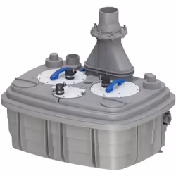 Présentation Le SANICUBIC® 2XL est une station de relevage de grande capacité (cuve de 120 litres) qui se pose simplement au  ...
