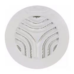 Grille d'aération ronde blanche conçue pour les tubes Ø 100 mm Moustiquaire intégrée pour empêcher l'entrée des insectes Inst ...