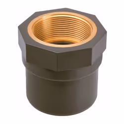 Manchon PVC pression - Girpi - MF Ø 32 / 25 mm - F 3/4' - Filetage laiton Pour couple de serrage important