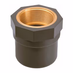 Manchon PVC pression - Girpi - MF Ø 40 / 32 mm - F 1' - Filetage laiton Pour couple de serrage important