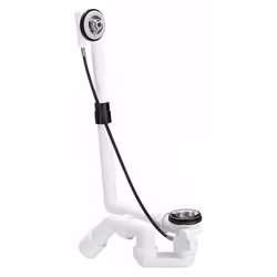 Vidage pour baignoire spéciale Vidage complet avec kit de finition Avec fermeture anti-odeur amovible et coude d'écoulement d ...