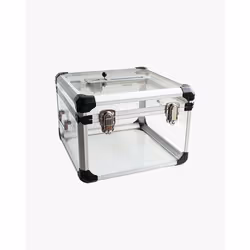 Viso URNOF 600, Boîte de rangement, Transparent, Rectangulaire, Aluminium, Plexiglas, Monochromatique, 30 L