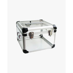 Viso URNOF 1200 Boîte de rangement Rectangulaire Aluminium, Plexiglas Transparent