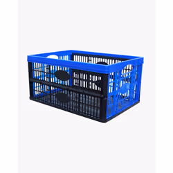 Viso BP 223 BL, Panier de rangement, Bleu, Rectangulaire, Polypropylène (PP), Monochromatique, 45 L