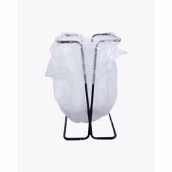 Viso SS800 porte-sac poubelle Support de sac poubelle autonome Intérieure Acier Noir
