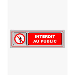 Viso S 37 pictogramme adhésif Polyvinyl chloride (PVC) Gris, Rouge