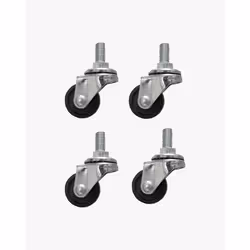 Viso SSWHEEL, Noir, Argent, 4 pièce(s), 2,5 cm
