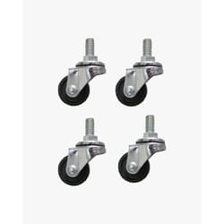 Viso SSWHEEL roulette de meuble Noir, Argent 2,5 cm 4 pièce(s)