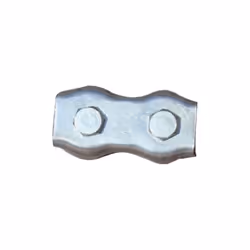 Paire de serre-câble plat 2 boulons VISO - SCP - Sachet couleur - Serre-câble plat 2 boulons acier zingué x 2 - Produit expéd ...