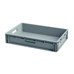 Viso - Bac de manutention polypropylène gerbable norme Europe - 70L - charge maxi 50Kg fond renforcé 400x600x400