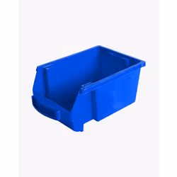 Viso SPACY2B, Panier de rangement, Bleu, Rectangulaire, Polypropylène (PP), Monochromatique, 1 L