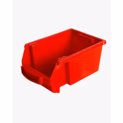 Viso SPACY2R, Panier de rangement, Rouge, Rectangulaire, Polypropylène (PP), Monochromatique, 1 L