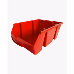 Viso SPACY5R, Panier de rangement, Rouge, Rectangulaire, Polypropylène (PP), Monochromatique, 28 L