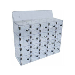 Casier Transparent 20 emplacements fermés