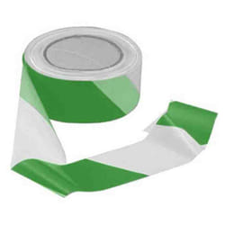 Rs Pro - Ruban de signalisation Vert, Blanc 50mm x 100m ( Prix pour 1 )