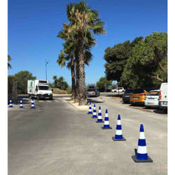 Rs Pro - Cône de sécurité, Bleu, Hauteur de 90 cm ( Prix pour 1 )