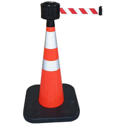 Rs Pro - Cône de sécurité avec sangle Rouge, blanc Haut. 1 m ( Prix pour 1 )