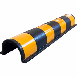 Hauteur = 100 mm Largeur = 150mm Profondeur = 800 mm Matériau = Caoutchouc Haute visibilité = Oui
