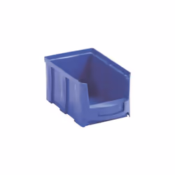 Bac à bec industriel fabriqué en polypropylène avec grande ouverture pour faciliter le picking. Superposable avec d'autres ba ...
