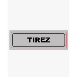 Viso S 28 pictogramme adhésif Polyvinyl chloride (PVC) Gris