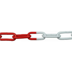 Viso - Chaîne de signalisation Acier rouge et blanc - Ø6 mm - Longueur 15m - DIN233RB/CT