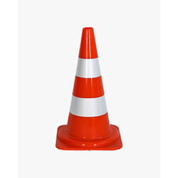 Viso CSC 501 cône et fût de signalisation Cône de circulation Rouge, Blanc PVC 1 pièce(s)