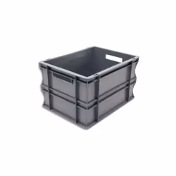 Bac manutention PP norme EU 20L Max 20kg 300x400x230 VISO - E4322 - Bacs de rangement très rigides et gerbables. Bac en polyp ...