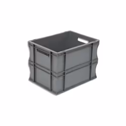 Bac manutention PP norme EU 25L Max 20kg 300x400x290 VISO - E4332 - Bacs de rangement très rigides et gerbables. Bac en polyp ...