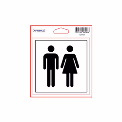 Viso ESA03 - Sticker Toilettes Le sticker Toilettes Viso ESA03 est un signalétique adhésive idéale pour informer d'une direct ...