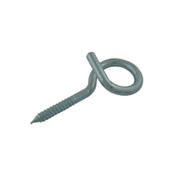 Viso - Crochet de gymnase à vis bois acier zingué diamètre vis 12 mm, œil 45 mm, longueur tige 90 mm