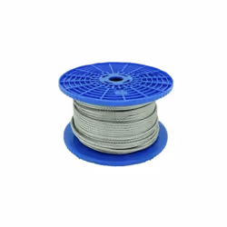 Câble acier VISO - Type Horlogerie - Ø 5 mm - Bobine 50 m - Le mL - CAT509NB - Cable acier type 'horlogerie' en diamètre 2, 3 ...