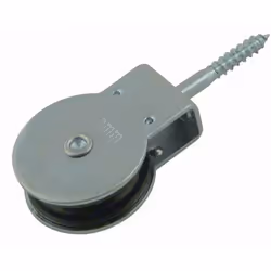 Poulie à tirefond Ø40 mm VISO - PAT041NP - Poulie à tirefond 1 galet Acier galvanisé Diamètre galet 40 mm - Produit expédié d ...