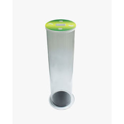Viso BAT 250 poubelle Rond Acrylique Transparent