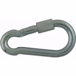 Mousqueton alpin à vis acier zingué VISO Ø10 x L.100 - MSE10E - Mousqueton alpin à vis acier zingué VISO Ø10 x L.100 - Produi ...