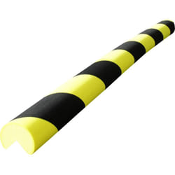 Viso - pu 4025 nj Profilé de protection d'angle noir, jaune (ø x l) 40 mm x 750 mm