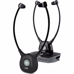 CGV Hel Dolfin Duo, Avec fil &sans fil, 40 - 15000 Hz, 66 g, Écouteurs, Noir