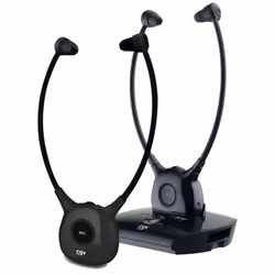 CGV 20853, Sans fil, TV, 66 g, Casque, Noir