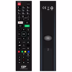 Télécommande de remplacement - CGV - FIDELIO Panasonic - Pour téléviseurs Panasonic - Sans programmation - Prête à lemploi