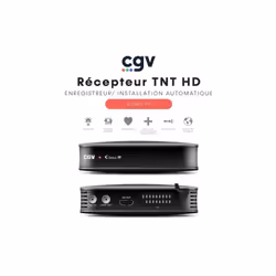 Récepteur Enregistreur TNT HD ETIMO FP Enregistrez en haute définition Un récepteur enregistreur petit et discret, parfait po ...