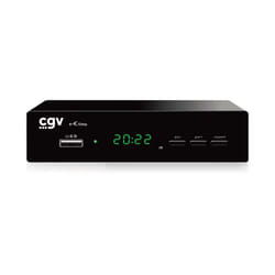 CGV 70063 TV set-top boxe Ethernet (RJ-45) HD Noir