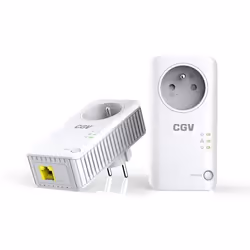 CGV CPLine 2P-600 600 Mbit/s Ethernet/LAN Blanc 2 pièce(s)