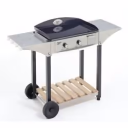 Roller Grill CHPS 600, Noir, Acier inoxydable, Acier inoxydable, Bois, 1 étagères, 2 roue(s), 1300 mm, 400 mm