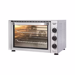 Roller Grill TQ 380, 38 L, Gris, Acier inoxydable, Rotatif, 0 - 270 °C, 120 min, 2500 W