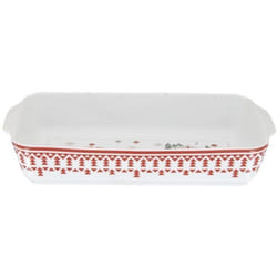 Table et cook - les confins plat RECT.37CM porcelaineh