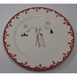 Assiette à Dessert faïence ARAVIS 21.5 cm lot de 6